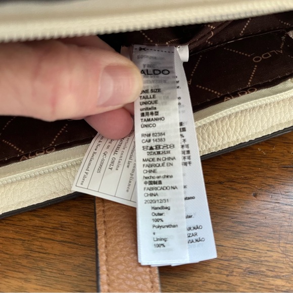 Gorgeous Aldo Tri-Color Large Tote Bag - Picture 7 of 12